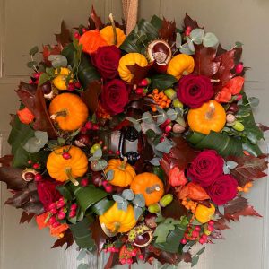 pumpkin wreath image