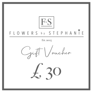 flowers by stephanie gift voucher £30 SQ