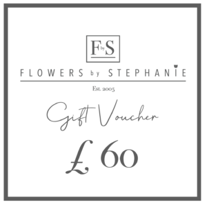 flowers by stephanie gift voucher £60 SQ