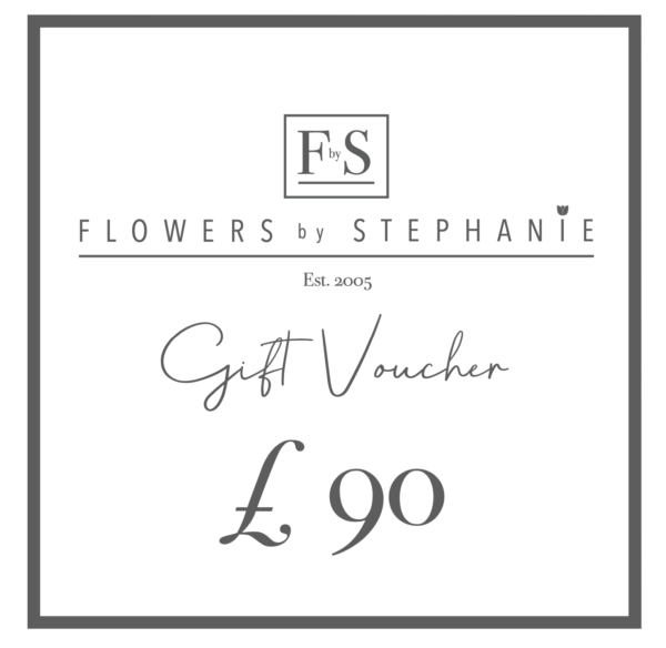 flowers by stephanie gift voucher £90 SQ