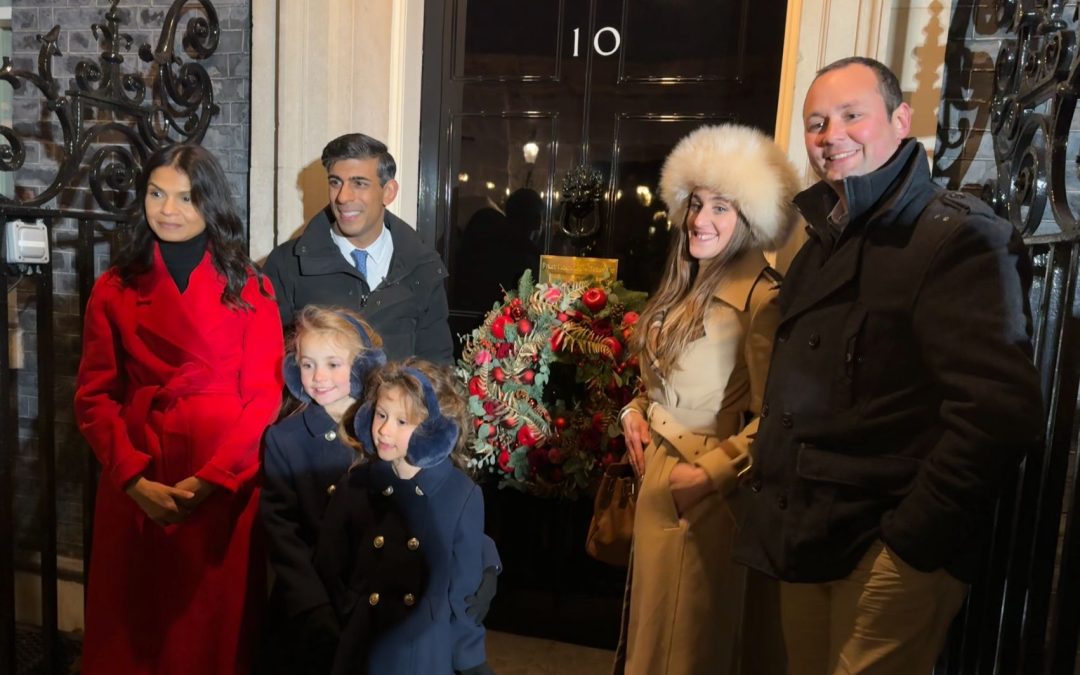 Shearsby Florist wins competition to make wreath for 10 Downing Street for the Third Time